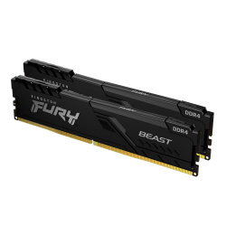 MEMORIA DIMM DDR4 KINGSTON 16GB (2X8GB) 3200MHZ, FURY BEAST BLACK, CL16