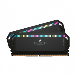 MEMORIA DIMM DDR5 CORSAIR 32GB 6000MHZ (2X16GB) DOMINATOR PLATINUM RGB,NEGRO