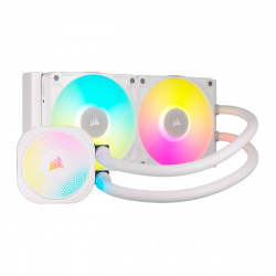 ENFRIAMIENTO LIQUIDO CORSAIR ICUE LINK TITAN RX RGB,240MM,BLANCO 
