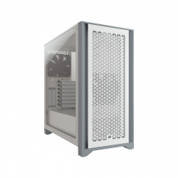 GABINETE CORSAIR 4000D AIRFLOW BLANCO CRISTAL TEMPLADO MED-TORRE SIN FUENTE