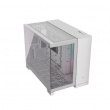 GABINETE CORSAIR ICUE LINK 2500X RGB,BLANCO,CRISTAL TEMPLADO,MED-TORRE,S/FUENTE