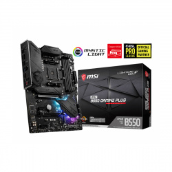 MOTHERBOARD MSI MPG B550 GAMING PLUS SOCKET AM4,PCI-E 4.0,CROSSFIRE, ATX