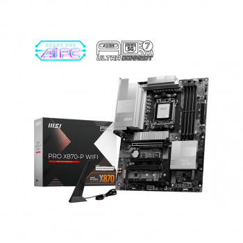 MOTHERBOARD MSI (PRO X870-P WIFI) SOCKET AM5, 4*DDR5 8200, HDMI, 3*M.2, ATX