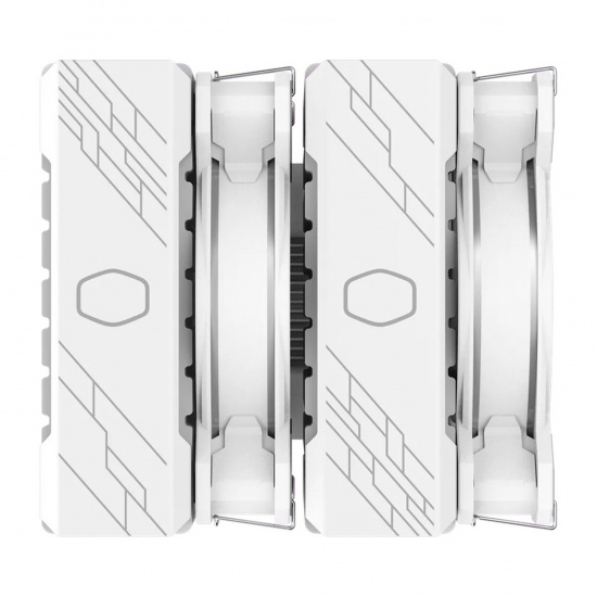 DISIPADOR COOLER MASTER  HYPER 622 HALO WHITE, ARGB, DOBLE TORRE, 6 TUBOS, 2 FAN