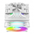 DISIPADOR COOLER MASTER  HYPER 622 HALO WHITE, ARGB, DOBLE TORRE, 6 TUBOS, 2 FAN