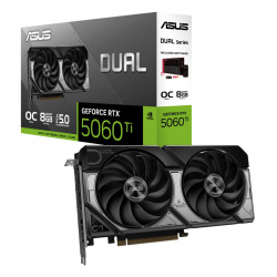 TARJETA DE VIDEO ASUS DUAL RTX 5060TI 8G PCI-E 5.0