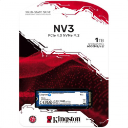 UNIDAD SSD M.2 KINGSTON 1TB (SNV3S/1000G) NV3, PCIE 4.0, NVME, 2280