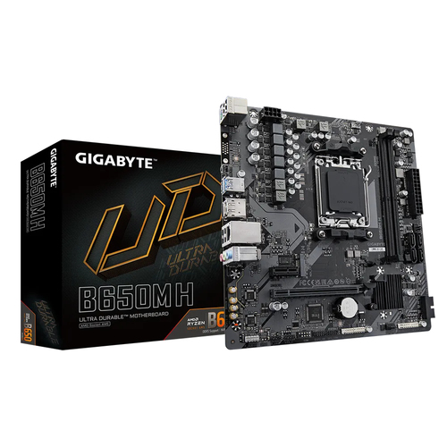 MOTHERBOARD GIGABYTE B650M H SOCKET AM5, 2*DDR5 6400MHZ, HDMI, DP,MICRO ATX
