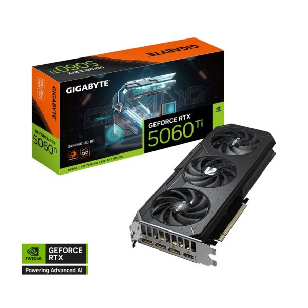 VGA GIGABYTE GEFORCE RTX 5060 TI GAMING OC 8G GDDR7 7680×4320 PCEI5.0 3
