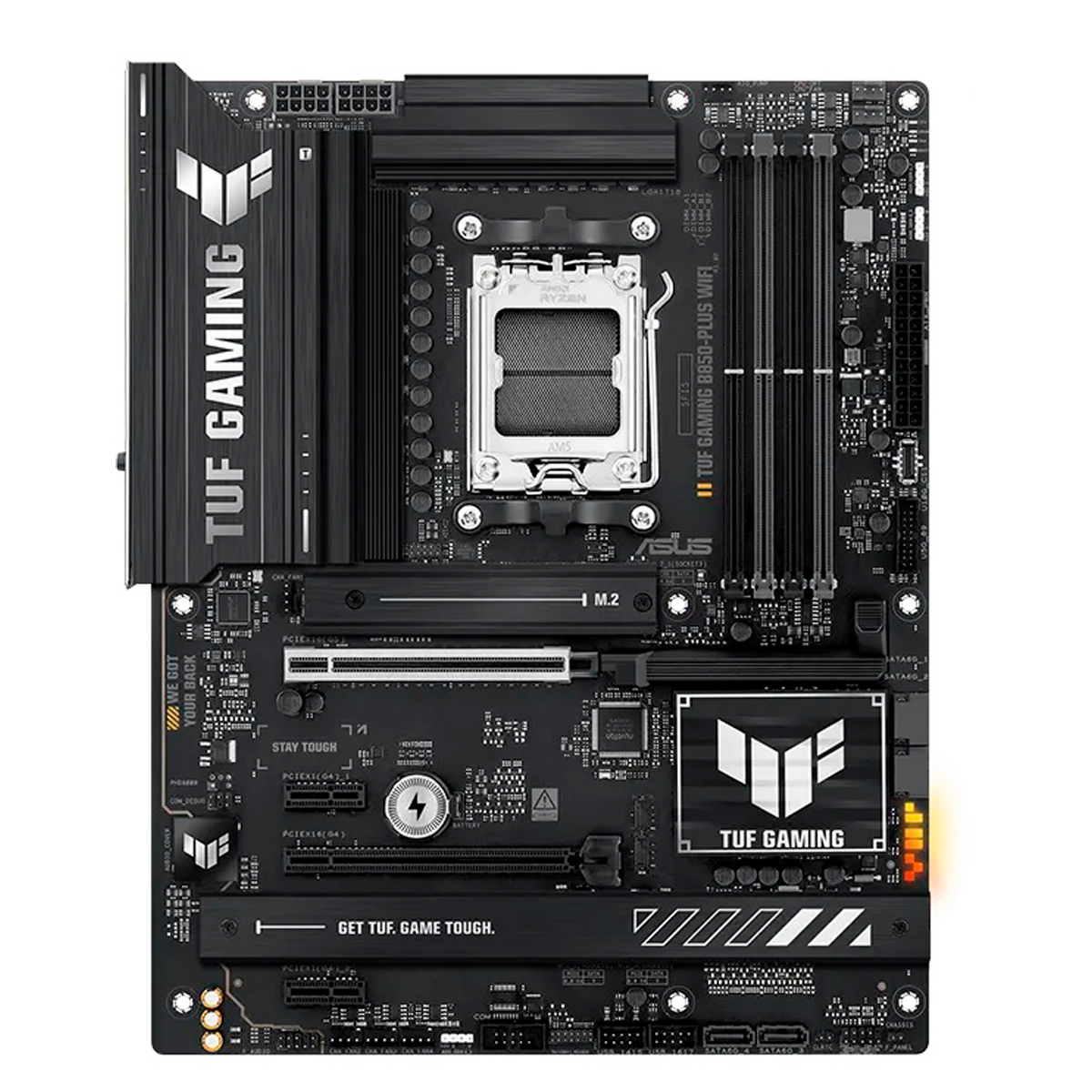 MOTHERBOARD ASUS TUF GAMING B850-PLUS WIFI AM5,4*DDR5,HDMI,DP,PCIE-5.0,WIFI7,ATX