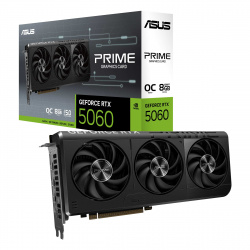 TARJETA DE VIDEO ASUS (PRIME-RTX5060-O8G) 128BIT, PCI-E 5.0, HDMI, 3*DP, 3 FAN