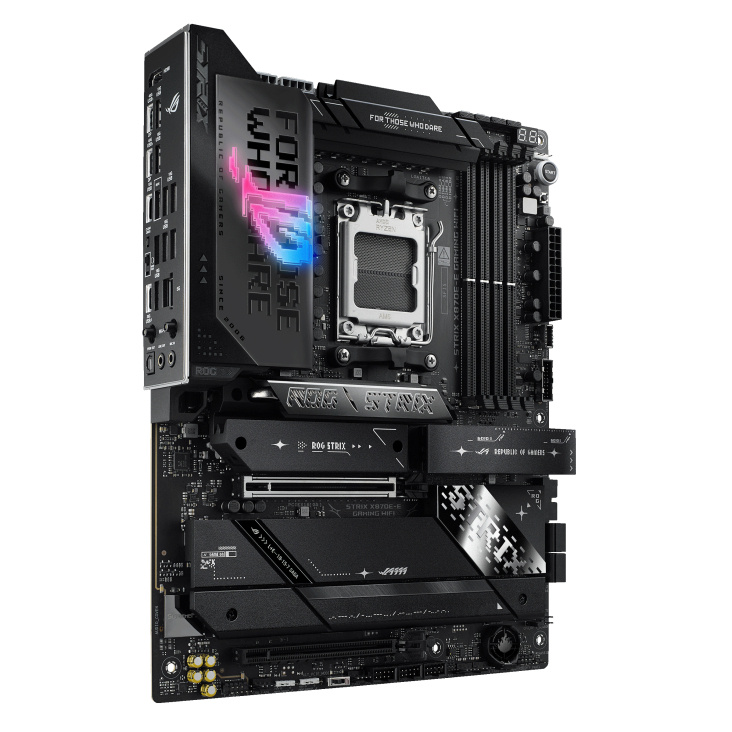 MOTHERBOARD ASUS ROG STRIX X870E-E GAMING WIFI, AM5,4*DDR5,HDMI,DP,PCI-E 5.0,ATX