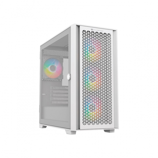 GABINETE BALAM RUSH CARBONO TWIN MATE 7000,ATX,DOBLE PANEL,4 FAN BLANCO