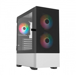 GABINETE BALAM RUSH NITROX AIRCOOL 5500 ABW,ATX,1*USB 3.0,FRENTE MALLA,BLANCO