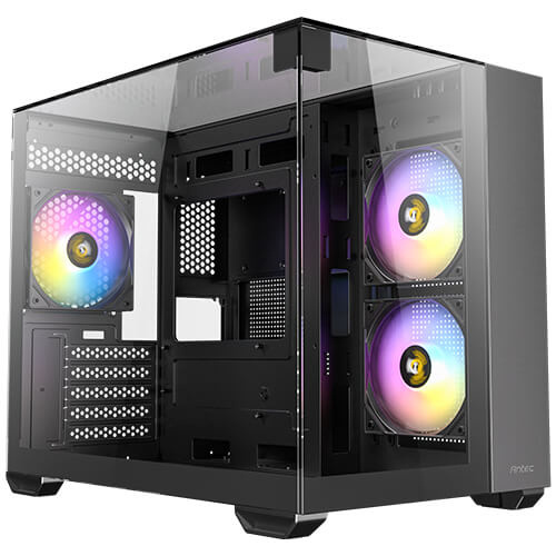 GABINETE ANTEC CX600M TRIO ARGB, MINI TOWER, MICRO-ATX, ITX, 3X VENT ARGB, NEGRO