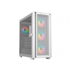 GABINETE BALAM RUSH CARBONO TWIN MATE 7000,ATX,DOBLE PANEL,4 FAN BLANCO