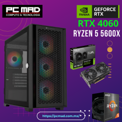 PC GAMER TITAN AMD RYZEN 5 5600X/ RTX 4060 8GB / 16GB RAM /SSD 1TB / 650W / WIFI
