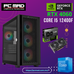 PC GAMER TITAN INTEL CORE I5 12400F/ RTX 4060 8GB/ 16GB RAM/ SSD 1TB / 650W
