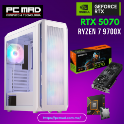 PC NEMESIS AMD RYZEN 7 9700X / RTX 5070 12GB / 32GB RAM / SSD 1TB / 850W