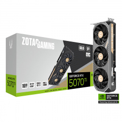 TARJETA DE VIDEO ZOTAC RTX 5070TI SOLID SFF OC 16GB GDDR7,2482 MHZ,HDMI,PCIE 5