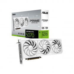 TARJETA DE VIDEO ASUS PRIME-RTX5070-O12G-WHITE 12GB GDDR7,192BIT, PCI-5.0, HDMI