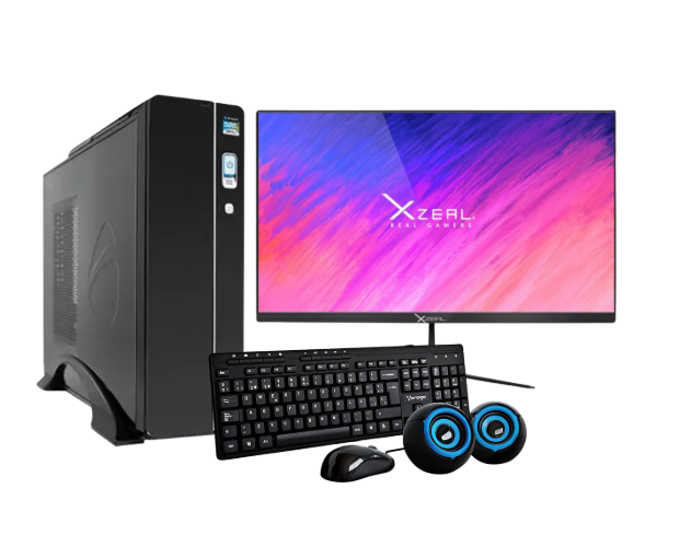 PC SLIM AMD RYZEN 5 5600G /16GB RAM /SSD 500GB /A520M /WI-FI / MONITOR 21.5 /KIT