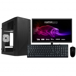 PC ESCOLAR RYZEN 3 3200G | 8GB | 240GB | A520M | WI-FI | 19.5" | KIT